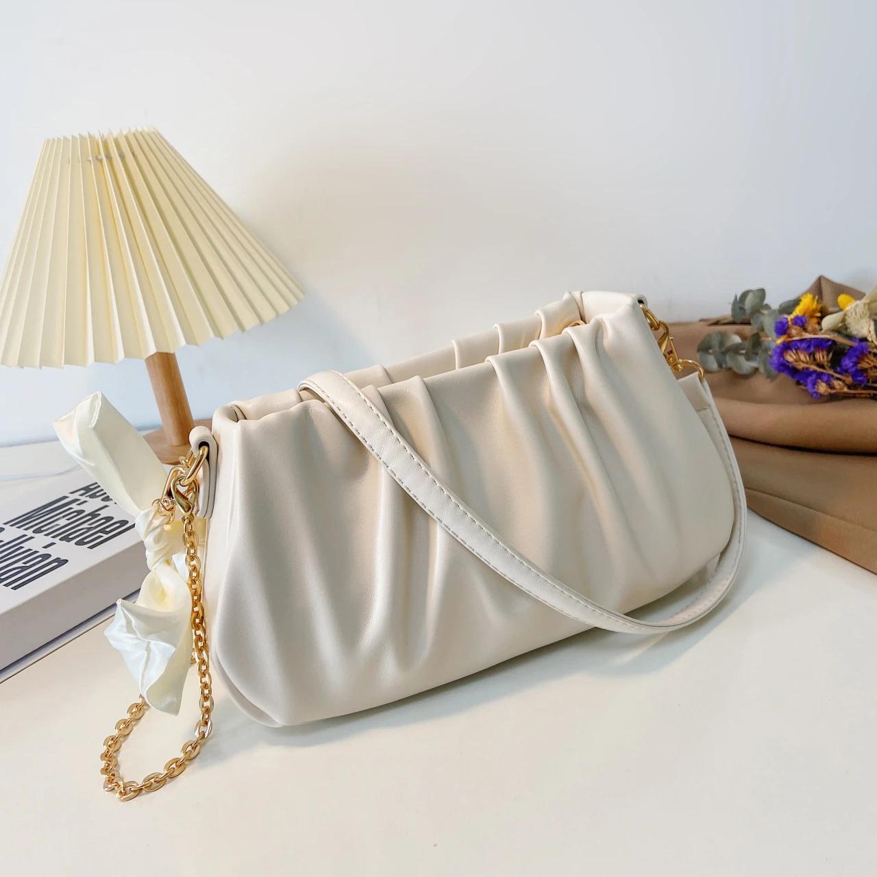 

Женская сумка через плечо с внутренним карманом на молнии, однотонные сумки, внутреннее отделение из высококачественной нейлоновой ткани