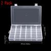 10/15/24/36 Grids Plastic Organizer Box Storage Container Jewelry Box With Adjustable Dividers For Beads Arts DIY Crafts Storage