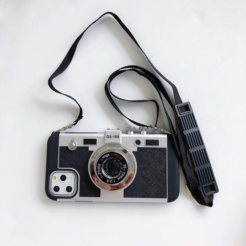 Retro Creative Camera Phone Case: Compatible with iPhone 14/13/12/11, PROMAX, XR - Drop-Proof Protection
