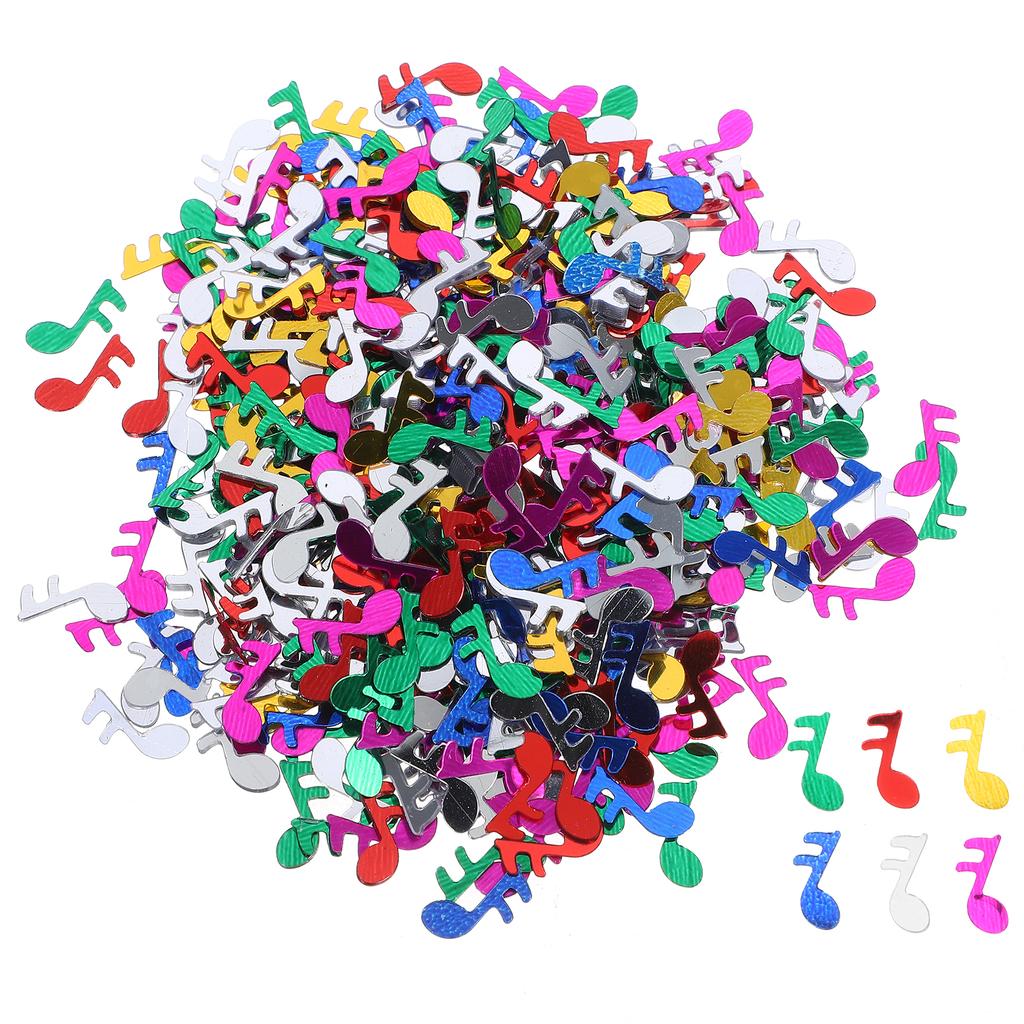 1 Pack 15g Musical Note Confetti Colorful Confetti Decoration Romantic Atmosphere For Music Party Birthday Wedding 1 X 0.5 Cm