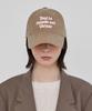 Bajal Tmv Lettering Ball Cap [Pigment Brown]