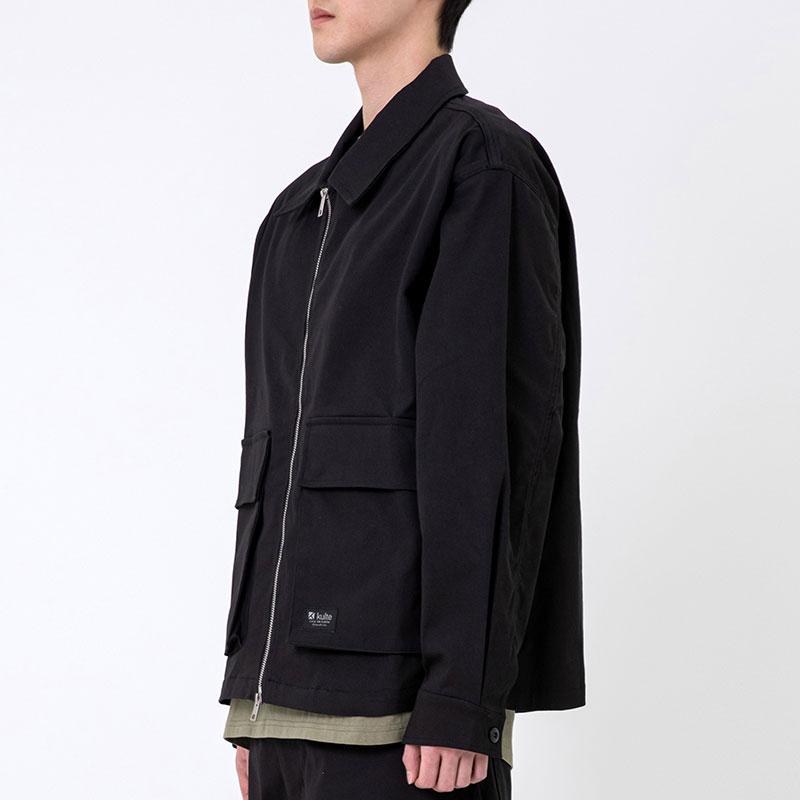Kulte Cotton Utility Jacket Black