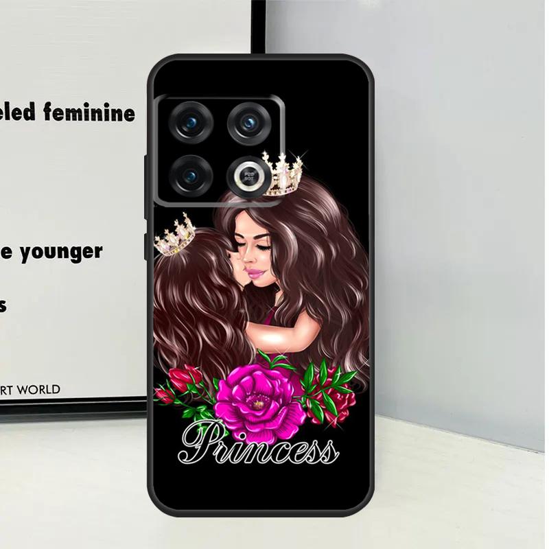 Baby Mother Brown Girl Family For OnePlus Nord CE 5 2 3 4 Lite N20 N30 Case For OnePlus 15 13 12 11 10 Pro 10T 12R 13R 13T