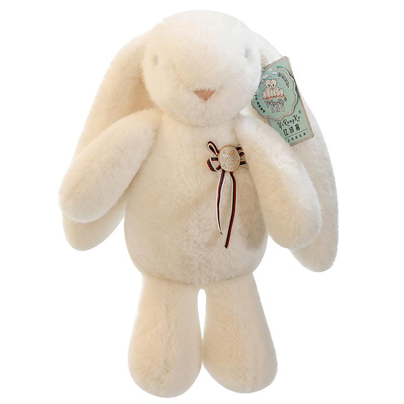 Cartoon Konijn Pluche Pop Kawaii Zachte Hangoor Pluche Beesten Gevulde Speelgoed Echte Konijn Pop Warme Slaapkamer Decoratie Verjaardagscadeaus Voor Meisjes
