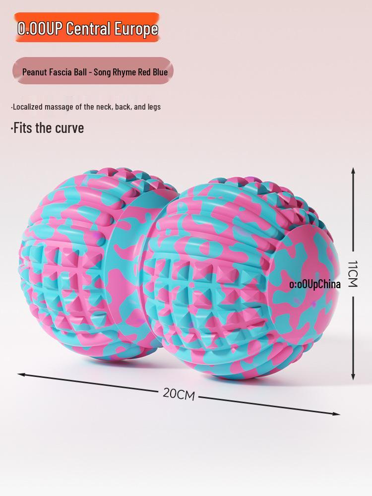 Plantar Fasciitis and Muscle Relaxation Peanut Massage Ball for Foot, Ankle, Shoulder, and Yoga Meridian Therapy