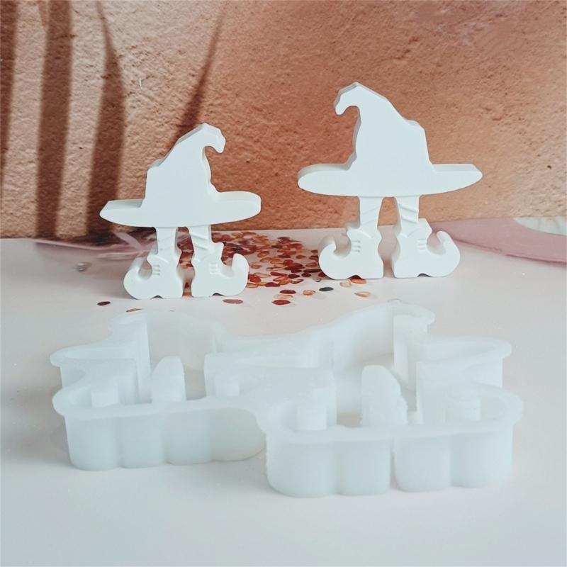 Silicone Halloweens Hat Mould for Candle Making and Elegant Decorations Food Grade Reusable Crafting Tool