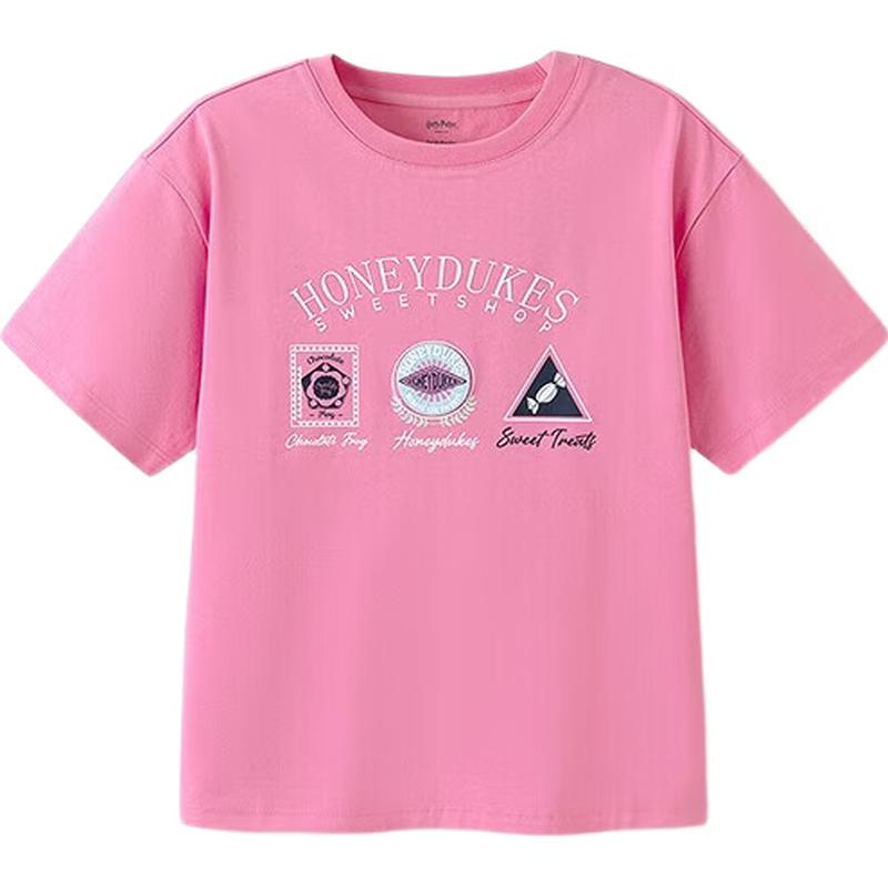 Balabala Girls' Harry Potter Short-Sleeve T-shirt