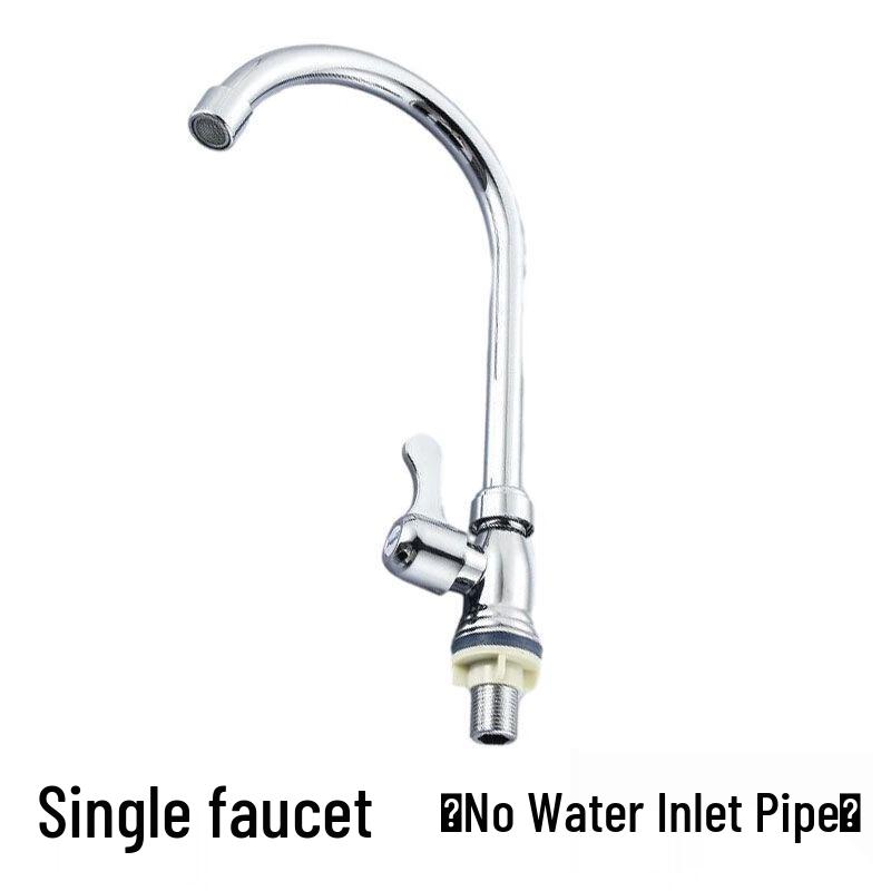 Jiaju Universal Swivel Single Cold Kitchen Sink Faucet