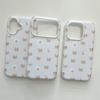 Plaid Little Bear Stand iPhone 14/13 & Apple 17/16/15 PROMAX Anti-fall Case