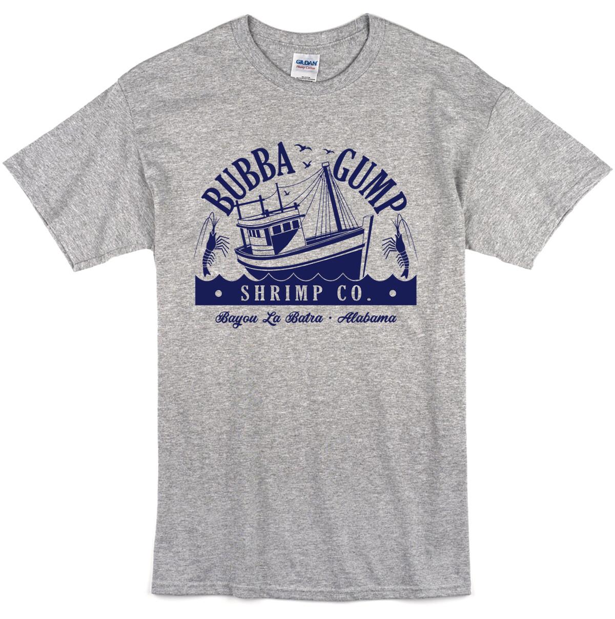 Bubba Gump Shrimp Co T-shirt Retro Forest Gump Tee Film Movie 90s Men Ladies L