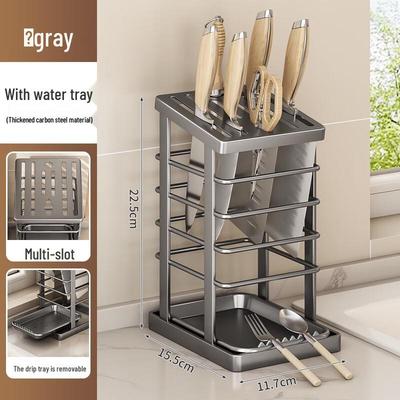 Multi-functional Carbon Steel Kitchen Knife Holder