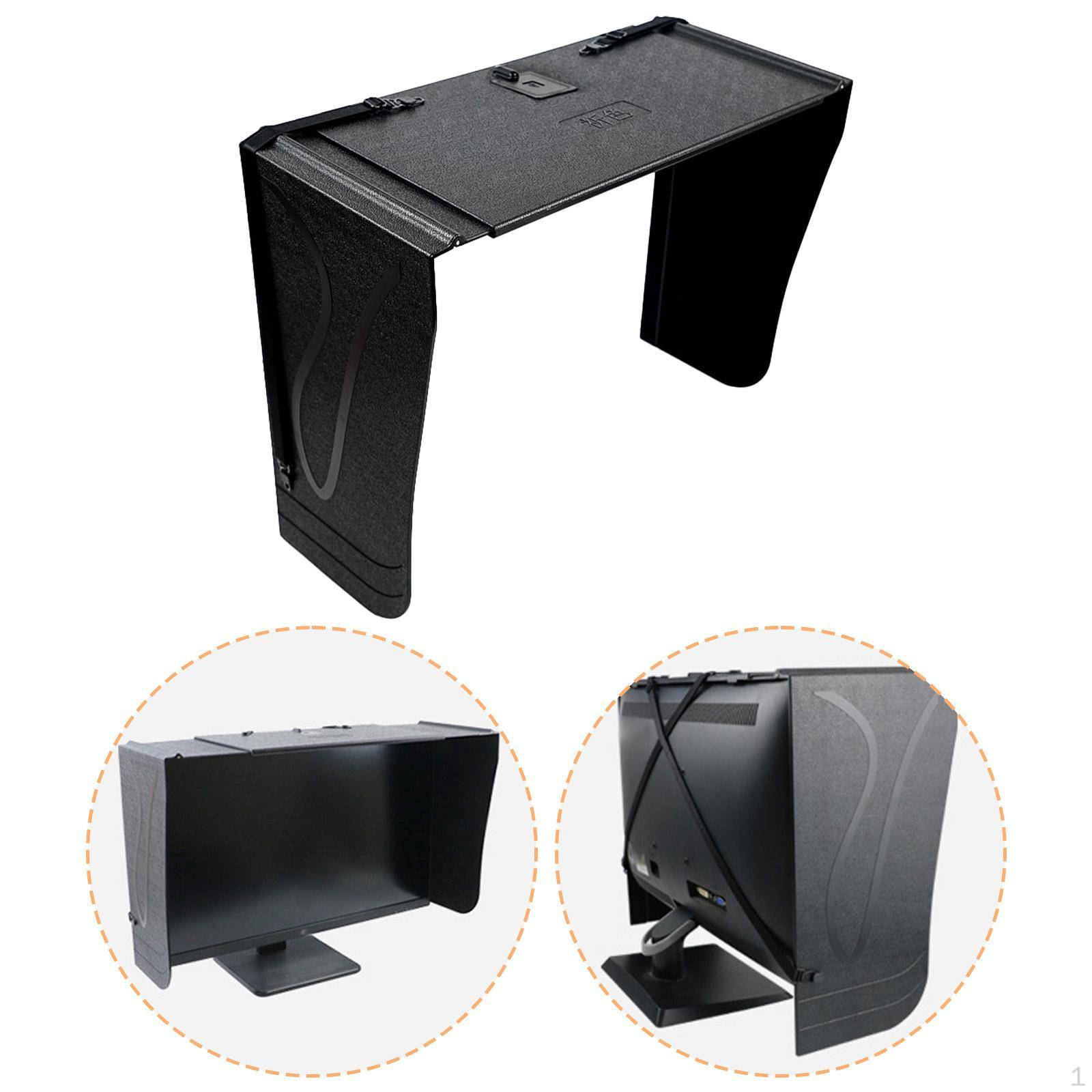 

Козырек для монитора с регулируемой шириной 41см-71см, антибликовая крышка для креативных профессионалов, легкий, подходит