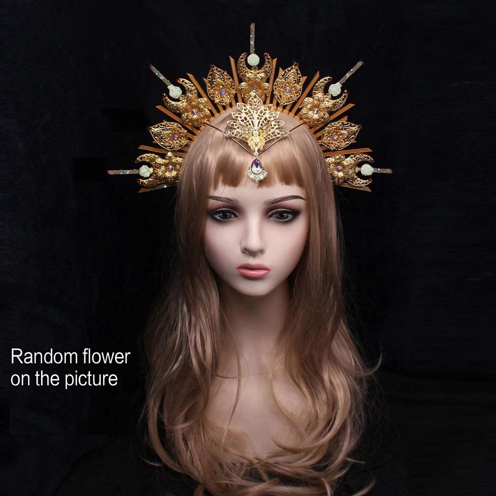 Tiaras Crown Headband DIY Material Package Church Hairband Masquerade Headdress