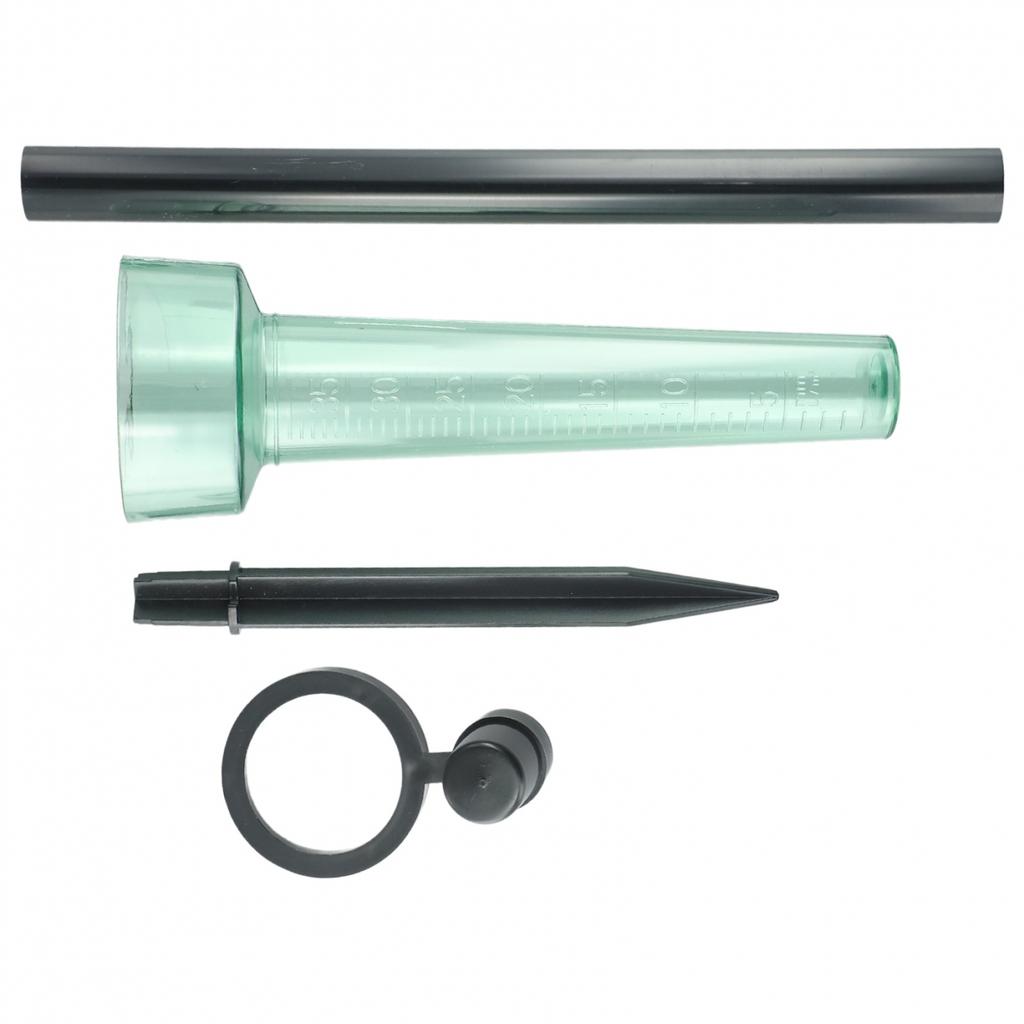 Rain Gauge Garden Outdoor Rain Meter Light Green Light Weight