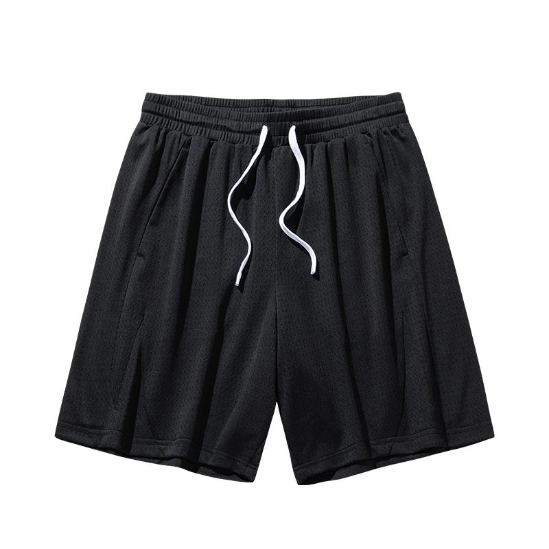 

Anta Basketball Series Solid Color Mid-Waist Drawstring Comfortable Breathable Casual Shorts Men shorts Black 952511309-3 M