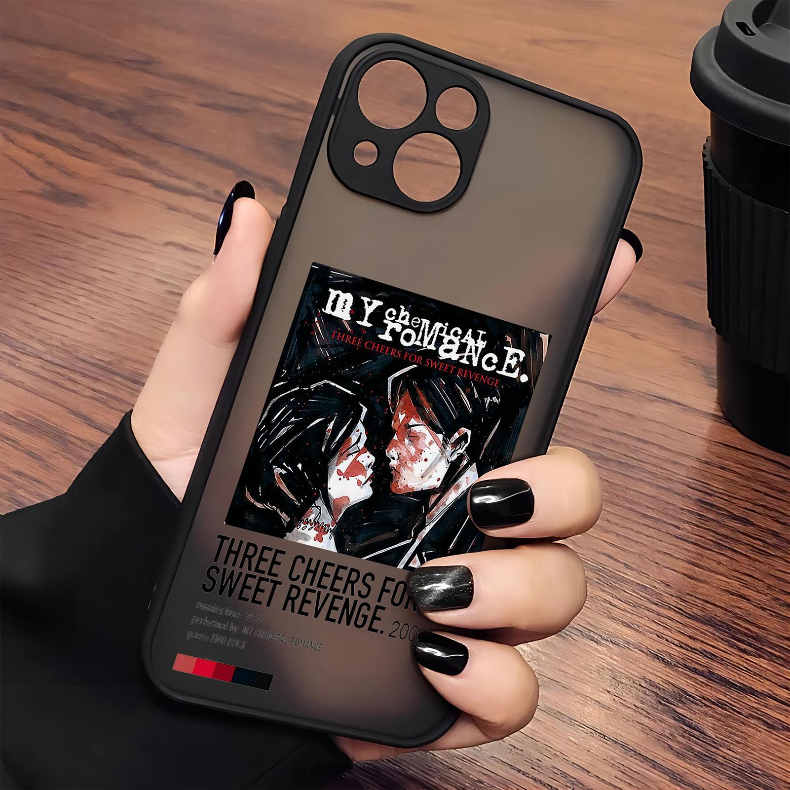 

My Chemical Romance Phone Case For iPhone 16 e 15 14 13 12 11 Pro Max Plus Mini X XS XR SE 2020 2022 Matte Funda iPhone 16e