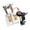 Dual Drive Brushless Motor Controller NJAX HB-02 36V 48V 25A LCD Accelerator Throttle For Electric Scooter With Electric Switch