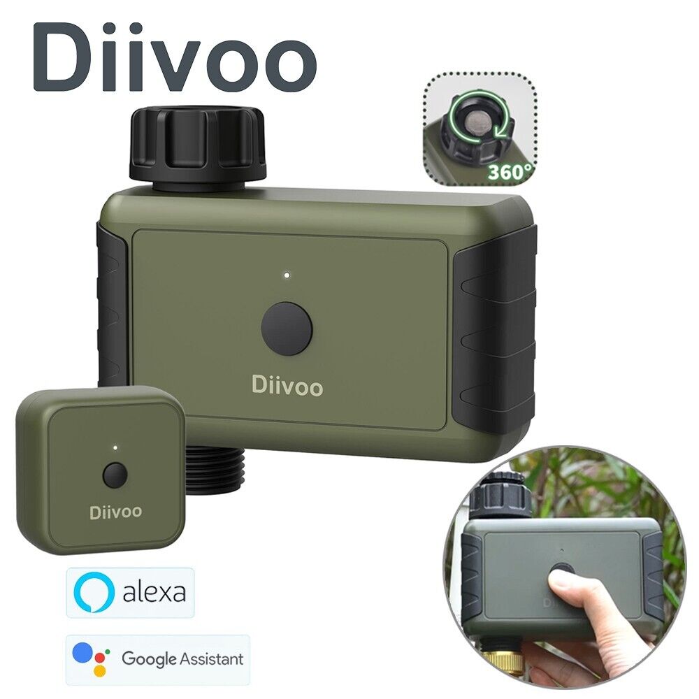 

Diivoo WiFi умный водяной шланг спринклерный таймер удаленный садовый кран таймер капельного орошения