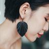 Summer Women  Fashion Leaves Styling Earrings Minimalist Vintage High-end Earrings