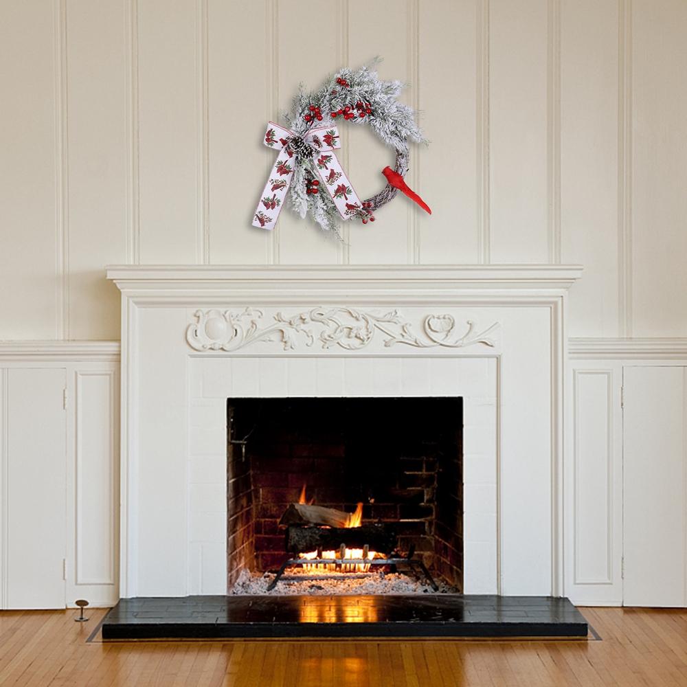 Christmas Wreaths for Front Door Red Cardinal Wreath Christmas Decorations