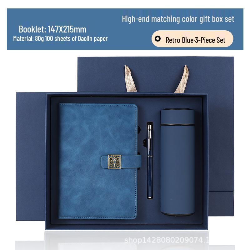 Verdickte Leder-Business-Schnallen-Notizbücher für Konferenzen und Tagebücher