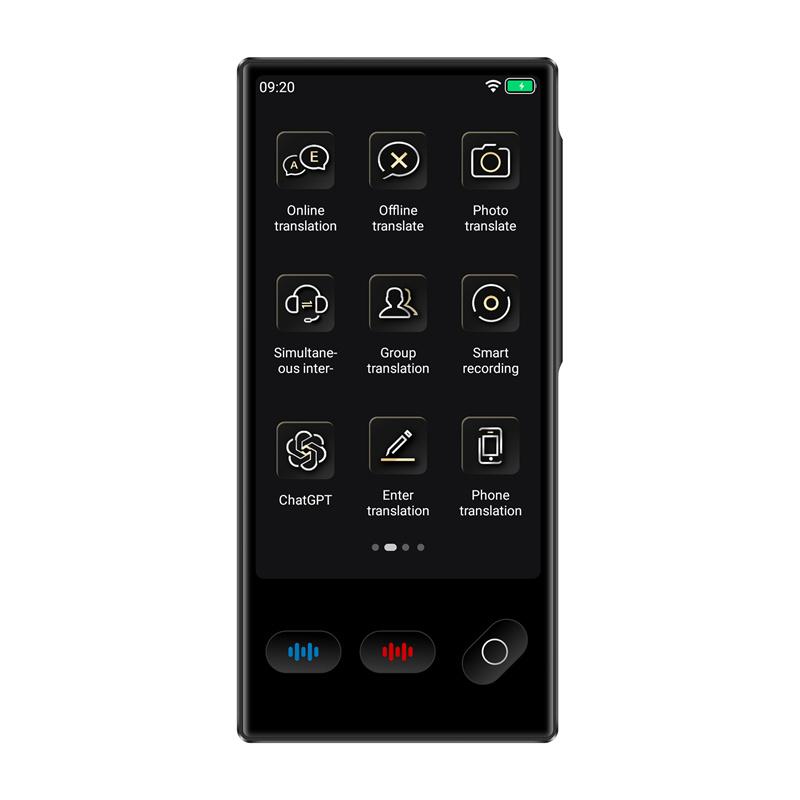 S35 Language Translator Device ChatGPT 148 Languages Smart Ai Voice Translating 18 Offline Pocket Dictionary Offline Translation