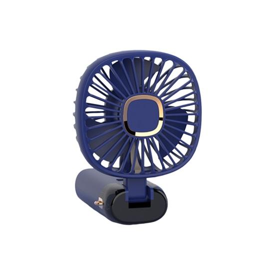 Portable Handheld Fan with Digital Display 90-degree Adjustable 5 Speeds Low Noise Foldable Design Personal Fan
