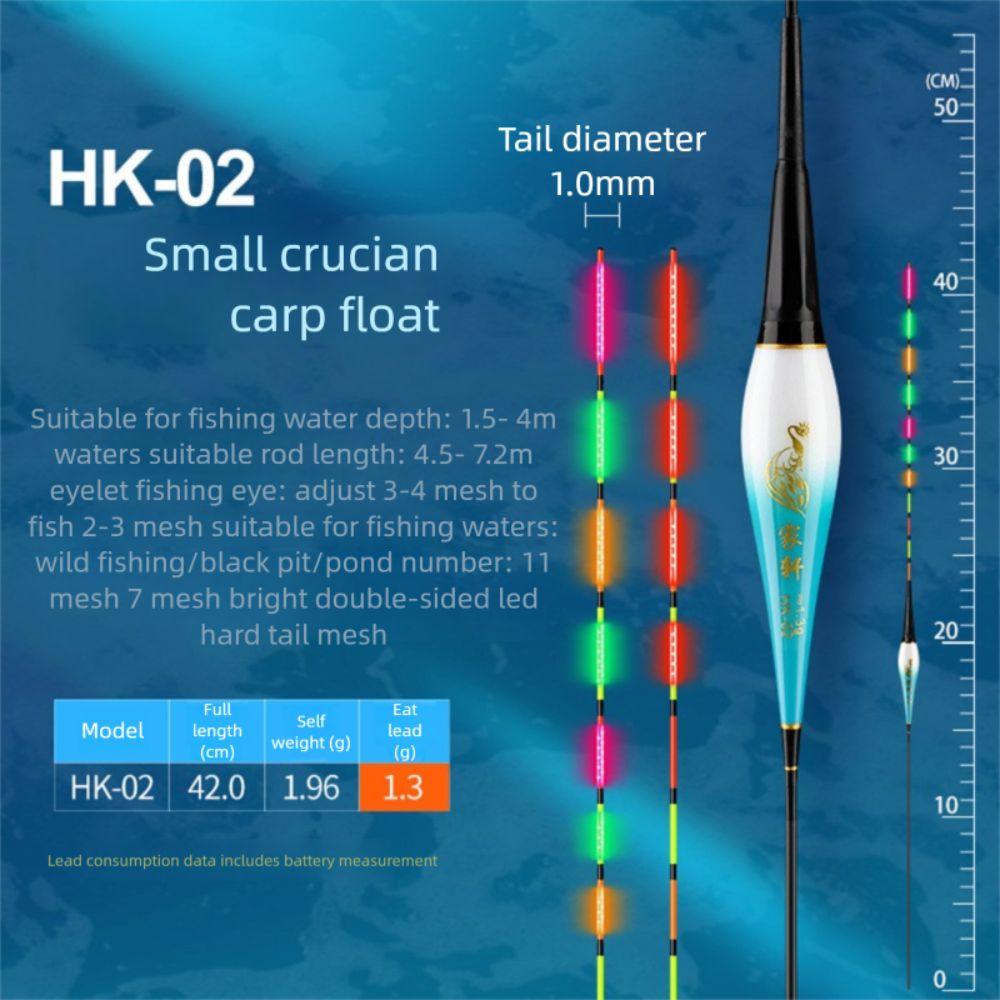 Buoy Strike LED Light Float Indicator Rock Fishing Floats New Electronic Fishing Float  Long Tail