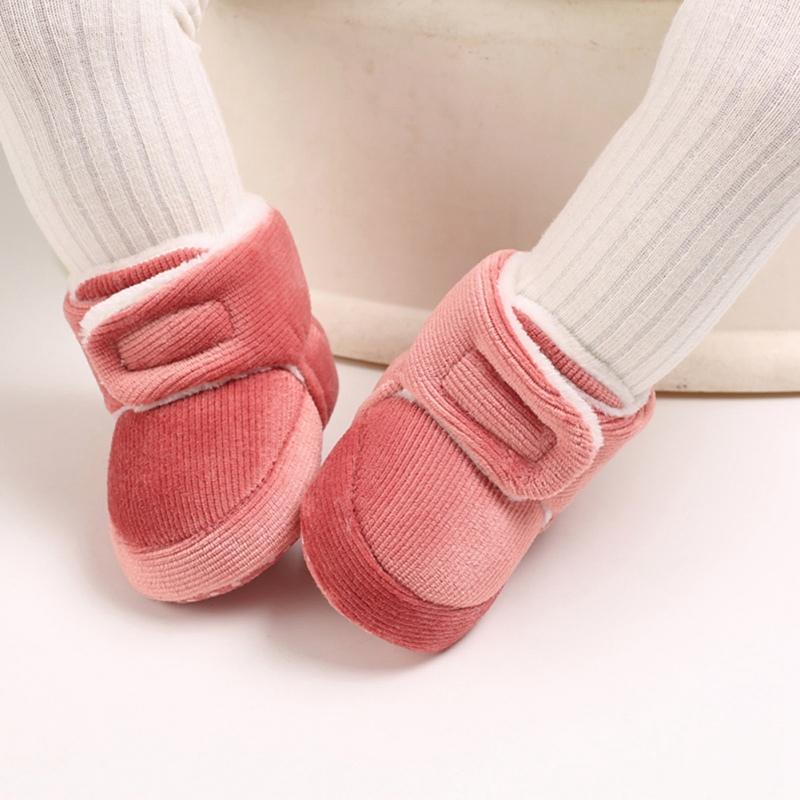 Newborn Baby Girls Boys Cotton Warm Boot Frist Walkers Shoes Soft Sole Sneakers Shoes