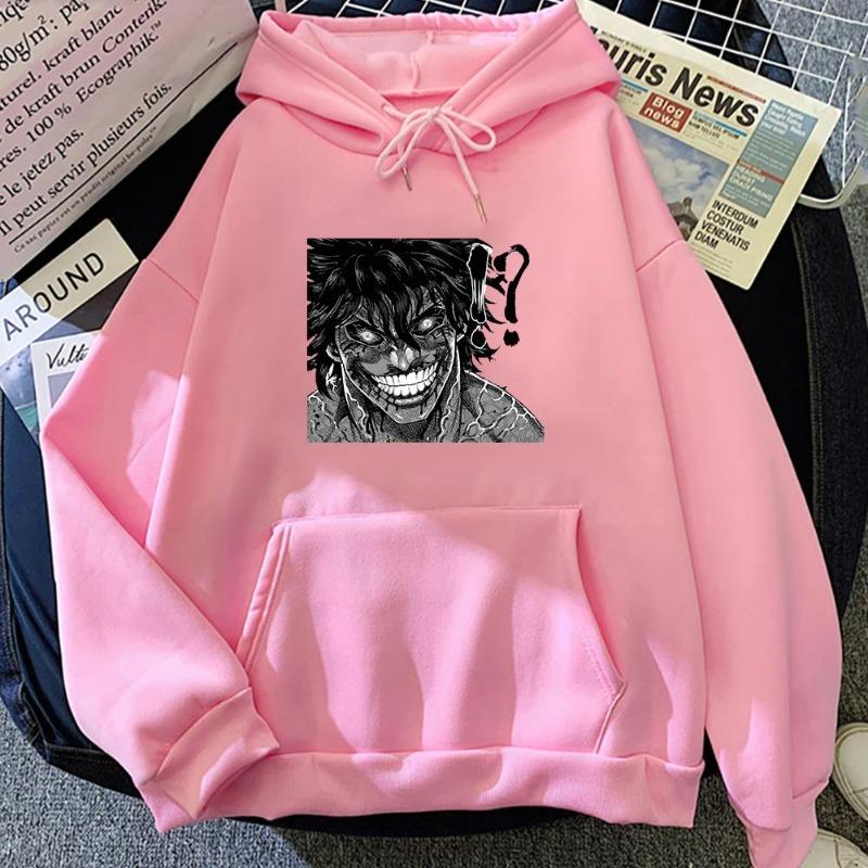 2026 Kengan Ashura Jun Sekibayashi Hoodie Japanisches Anime-Muster Gedruckt Herrenbekleidung Harajuku Mode Lässiger Pullover