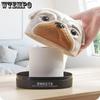 Puppy Tissue Box Desktop Paper Holder Napkin Case Organizer Dog Ornament Home Decoration Durable Living Room Table Tissue Paper Storage Box
