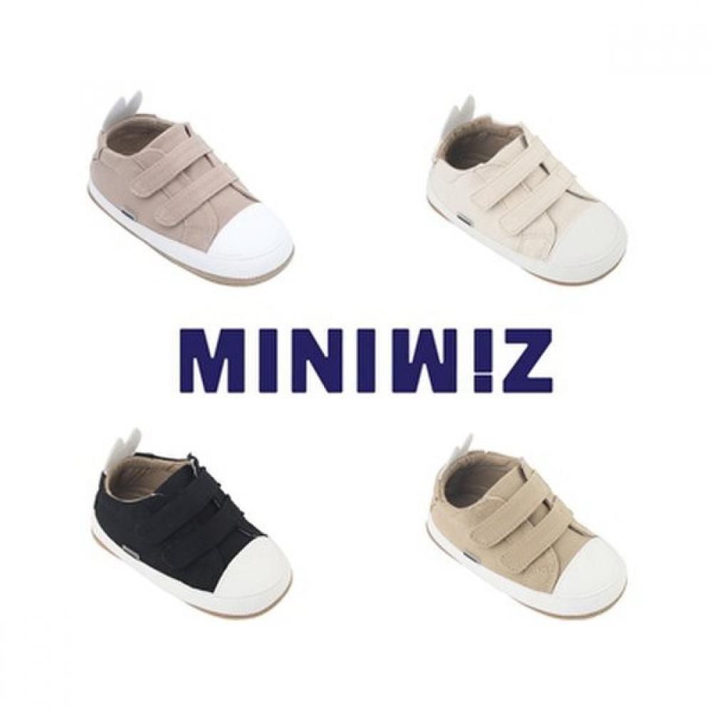 MiniWiz Walking Shoes Wiz Cotton Light Pink Black Cream Beige Lemon Mzkcg1 light pink/120