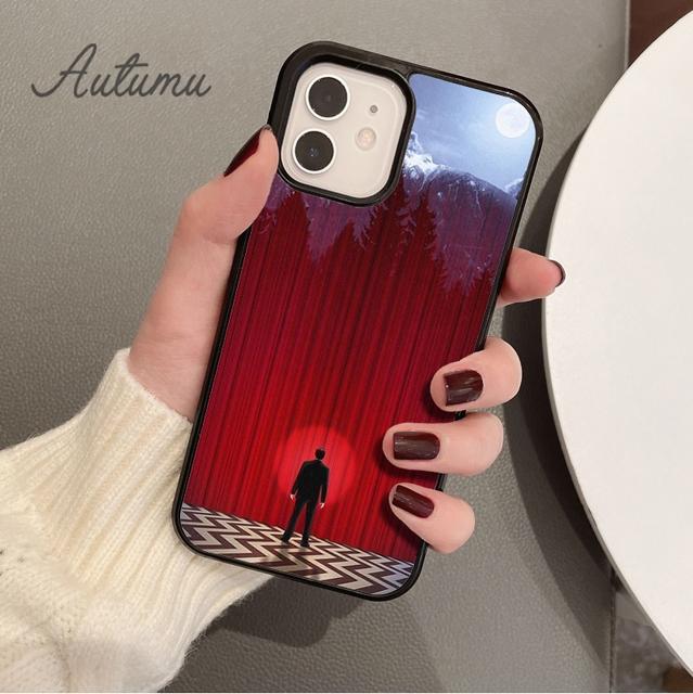 TWIN PEAKS TV-Show-Telefonhülle für iPhone 11 12 13 14 Pro Max Mini X XR XS SE 2020 6S 7 8 Plus Samsung Galaxy S21 S22 Cover Shell