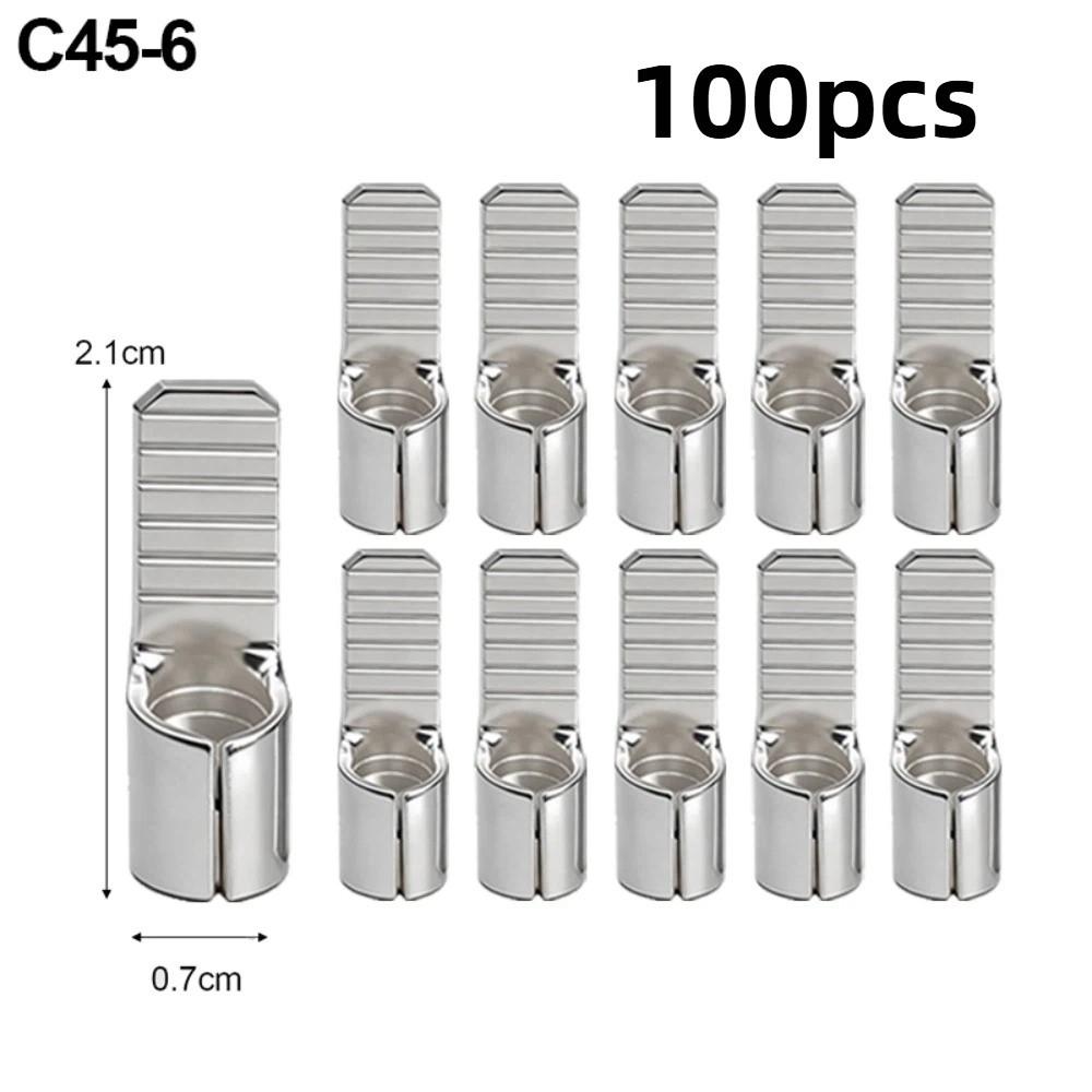 100 PCS Not Easily Oxidized C45 Pin Terminal Clamp Firmly Lug Insert Crimp Terminal  Lighting System