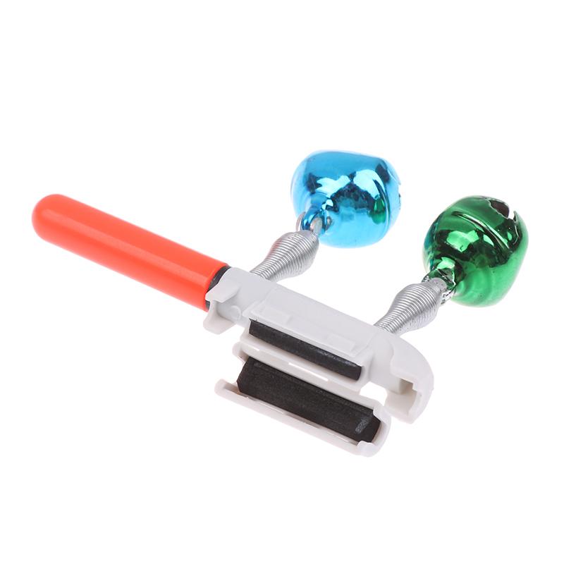 Fishing Bite Alarms Fishing Rod Double Bell Rod Clamp Tip Induction Lamp Bright Night Flash Led Without Battery Tackle Flash Led