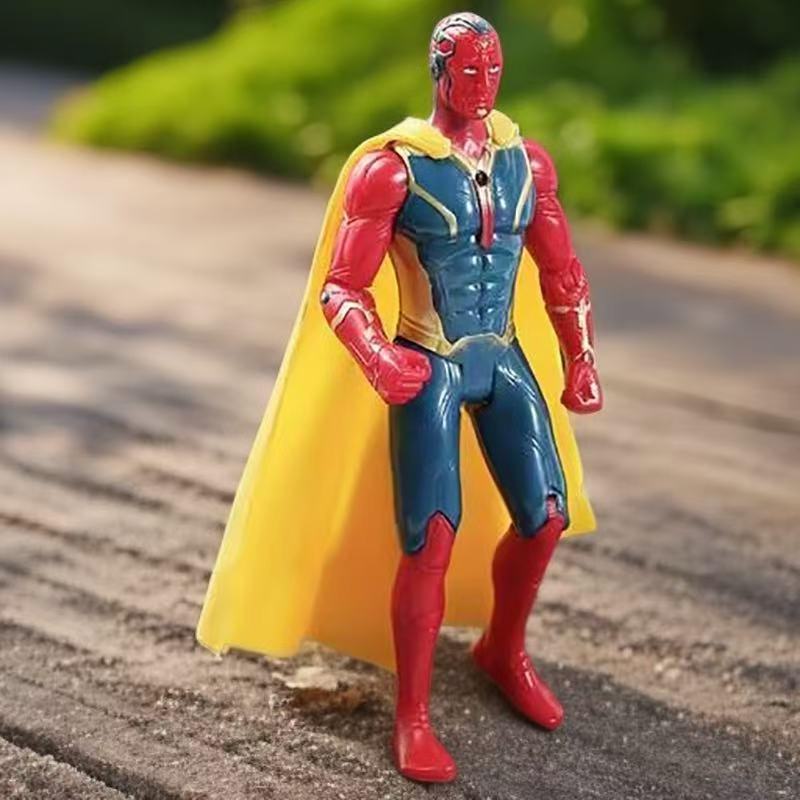 Captain America, Spider-Man, Iron Man, Red Hulk Action Figure Set