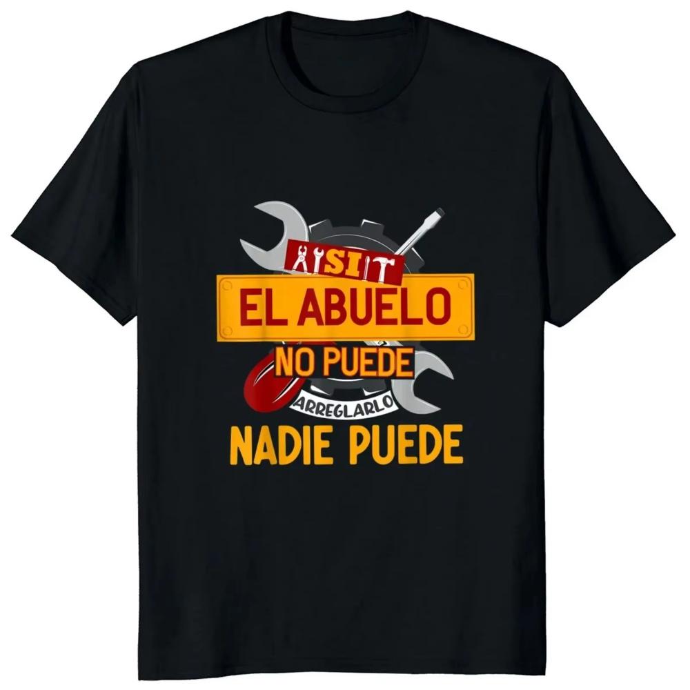 New SpringSummer Papa Screw Wrench Fun Pattern Printed Cotton Tshirt Fashion Casual Short Sleeve Round Neck Tshirt for Men