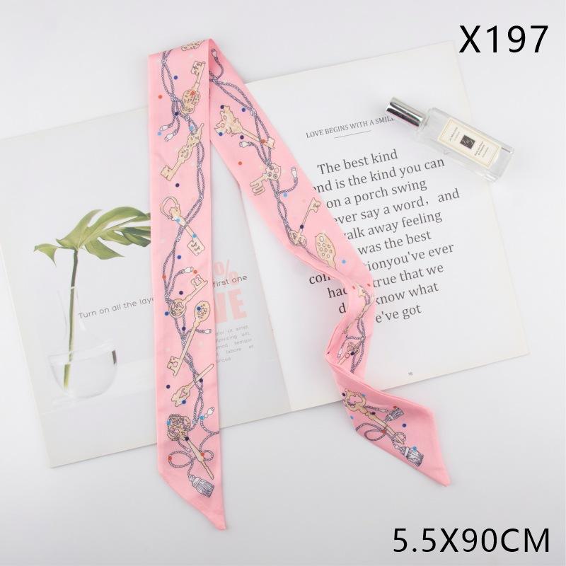 Seidentuch Schleife für Tasche Lang Vielseitig Streamer Gebundenes Haar Damenband Haarschmuck Stirnband