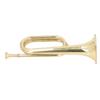 C Key Spanish Bugle Brass Cavalry Trumpet Blowing Pipe Instrument 11cm Diameter 34cm Height Mouthpie