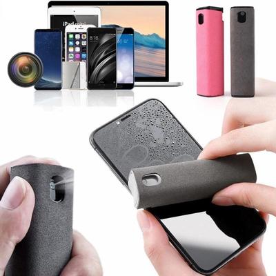 2v1 Čistič obrazovky telefonu Spray Počítač Mobilní telefon Odstraňovač prachu Nástroj na čištění obrazovky z mikrovlákna