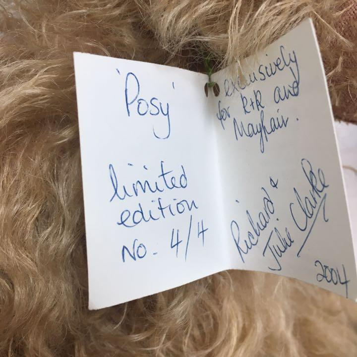 [USED] Mother Hubbard's teddy bear "Posy