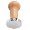Masivní dřevěná rukojeť Coffee Tamper Nerezový lis na prášek s kladivem a kladivem