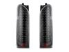 Regius Ace 200 Series LED All Black Clear Tail Lights TRISTAR'S [Hiace (1st-8th Generation)]