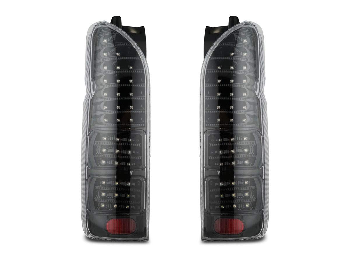 

Regius Ace 200 Series LED All Black Clear Tail Lights TRISTAR S [Hiace (1st-8th Generation)]