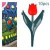 10Pcs Tulip Garden Edging Border for Outdoor Lawn And Pathway