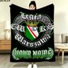 Custom Legia Warsaw Blanket, High quality Comfortable for All Seasons, Home Decor, Warmth and Comfort