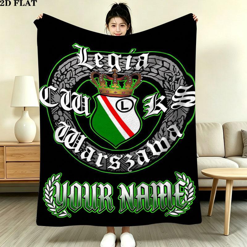Custom Legia Warsaw Blanket, High quality Comfortable for All Seasons, Home Decor, Warmth and Comfort