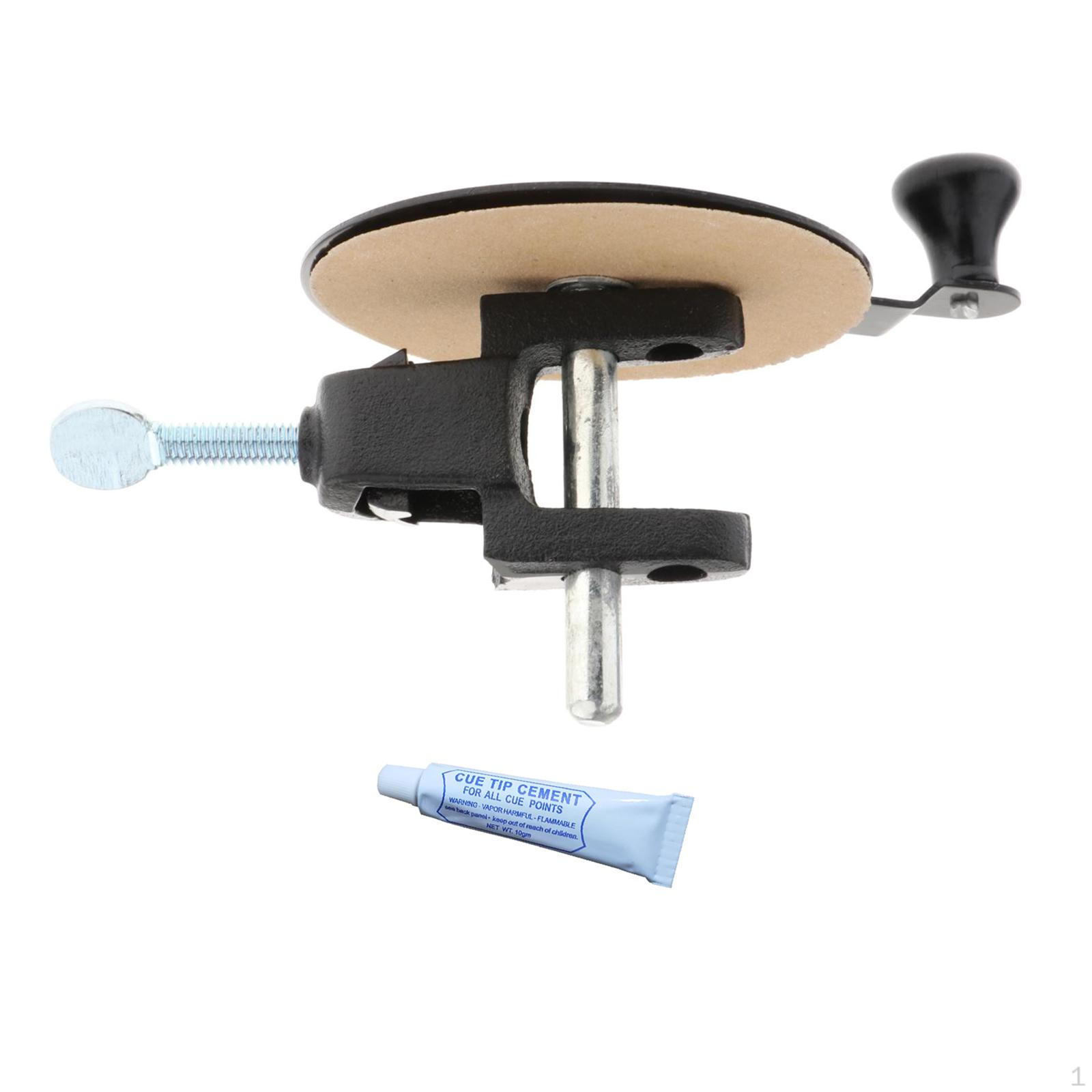 Billiard Cue Maintenance Tools Set for Tip Repair And Polishing 10g Glue