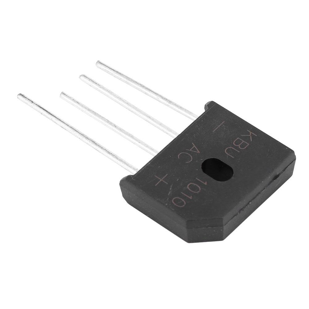 10A 1000V Diode Bridge KBU1010 Rectifier Bridge for Electronic Circuits(2pcs)