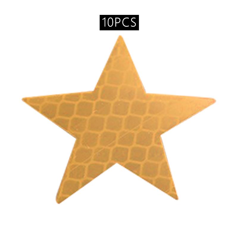 Star Shaped Reflective Stickers,Night Safety Warnings,Automotive Parts,Reflective Tape,For Various Vehicle Models